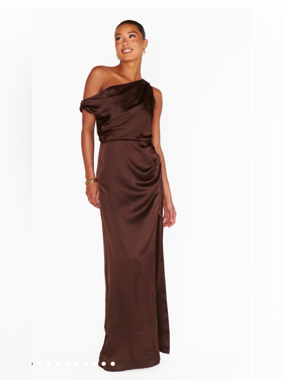 Show Me Your MuMu Jodie  Dress in Chocolate Sz M